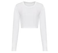 Awdis Womens/Ladies Crop Triblend Long-Sleeved T-Shirt RW8651
