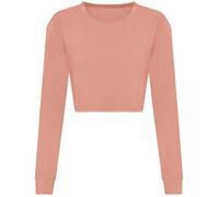 Awdis Womens/Ladies Long-Sleeved Crop T-Shirt PC4945