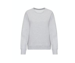 AWDis Womens Ladies Sweatshirt Casual Plain Crew Neck Pullover Sweat Top Jumper