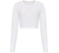 AWDis Womens Long Sleeve Cropped T-Shirt