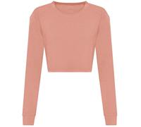 AWDis Womens Long Sleeve Cropped T-Shirt