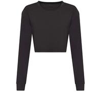 AWDis Womens Long Sleeve Cropped T-Shirt
