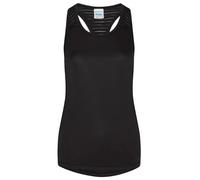 AWDis Womens Smooth Workout Vest Jet Black