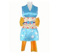 AWDOAJOI Cosplay Costume Anime Nami Short Kimono Skirt Uniform Halloween Party Suits (X-Small)