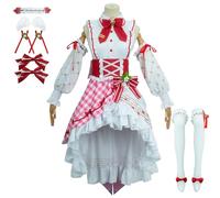 AWDOAJOI Cosplay Costume Anime Womens Skirts Dress Uniform Suit Uniform Halloween Party Outfit (3X-Large)