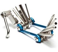 Awe 11 Piece CR-V Special Hardened Steel Micro Multi Function Pocket Tool Blue