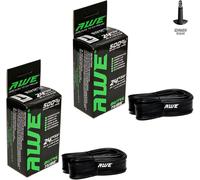 Awe 2 x Butyl Rubber 24" x 1.75-2.125 Inner Tube 500%* Extra Ride Time Schrader Valve