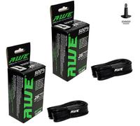 Awe 2 x Butyl Rubber 26" x 1.75-2.125 Inner Tube 500%* Extra Ride Time Schrader Valve