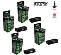 Awe 4 x Butyl Rubber 26" x 1.75-2.125 Inner Tube 500%* Extra Ride Time Schrader Valve