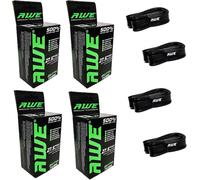 Awe 4 x Butyl Rubber 27.5" x 1.75-2.25 Inner Tube 500%* Extra Ride Time Schrader Valve