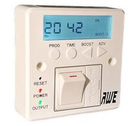 Awe 7-Day Digital Fused Timer Spur for Electric Heating, Immersers, Aga-Range Cookers, Towel Rails & Lighting | Programmable Timer/Lit Display* | Rechargeable Cell | 2000+ hrs Battery Memory Backup