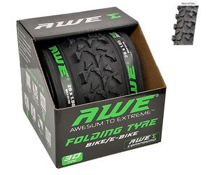 AWE® AWERide Bike/E-Bike Folding Tyre 26" x 1.95" MTB Tyre 30 TPI