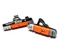 AWE® Black Cassette Road Brake Blocks Grey/Orange/White 55mm