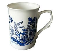 AWEHIRU Blue Willow China Mug - Willow Pattern China Mug