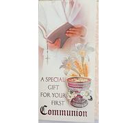 AWEHIRU Luxury 'Boy's First Holy Communion Money Wallet ~ Gift Voucher Card