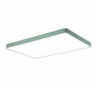 AWEITG 25.6 Inch 48W Square LED Ceiling Light Fixture - Dimmable Flush Mount Panel for Bedroom, Kitchen, and Bathroom 3000K/4000K/6000K Color Temperature Options(Green,25.6in)