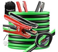 AWELTEC Jumper Cables 4 Gauge 20 Feet with Smart Safety Protector - Heavy Duty Battery Booster Cable with Reverse Polarity Protection, Carry Bag, Safety Gloves and Iron Brush Included(4AWG x 20FT)