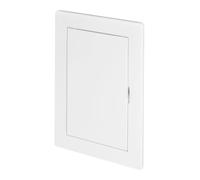 Awenta 100 x 150 mm Plastic Access Panel Door - White Opening Flap Cover Plate - Inspection Hatch - Door Latch - Concealed Hinge - Removable Door - Paintable Smooth Surface (4 x 6 Inches)