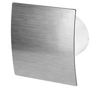 Awenta 100mm Humidity Sensor Extractor Fan Silver ABS Front Panel ESCUDO Wall Ceiling Ventilation