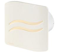 Awenta 100mm Humidity Sensor S-Line Extractor Fan Ecru Abs Front Panel Wall Ceiling Ventilation