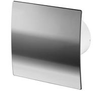 Awenta 100mm Pull Cord Extractor Fan Chrome Abs Front Panel Escudo Wall Ceiling Ventilation