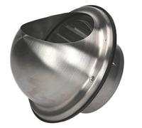 Awenta 125mm Air Ejector Stainless Steel Duct Cap Semicircular Outside Box Casing Cover
