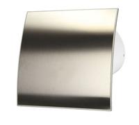 Awenta 125mm Timer Extractor Fan Inox Front Panel Escudo Wall Ceiling Ventilation