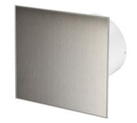 Awenta 125mm Timer Extractor Fan Inox Front Panel Trax Wall Ceiling Ventilation