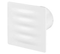 Awenta 125mm Timer Vertico Extractor Fan White Abs Front Panel Wall Ceiling Ventilation
