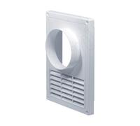 Awenta 130X200mm 120mm Duct Grille Kitchen Cooking Hood Wall Ventilation Cap Pipe