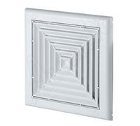 Awenta 150X150mm Wall Ventilation Grille Cover With Anti Insects Net Square Shaped