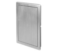 AWENTA 200 x 300mm ABS Inspection Flap for Ventilation Systems, Flue Pipes, Water Meters - Plastic Inspection Door - Silver Inspection Door