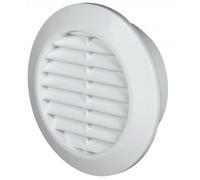 Awenta 60mm Diameter Hole White Round Door Air Vent Grille Woodwork Furniture