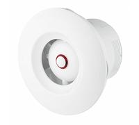 Awenta Bathroom Ceiling Extractor Fan 100mm / 4" with Humidity Sensor (Humidistat) Timer (Delay) Ball Bearing Kitchen Round Ventilator WXO100H