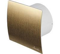 Awenta Bathroom Extractor Fan 100mm with Gold Front Panel Timer and Humidity Sensor Kitchen Ventilator