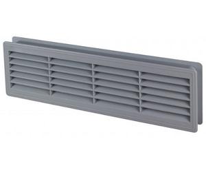Awenta Grey 120X440mm Internal Door Plastic Ventilation Grille Air Vent Collar