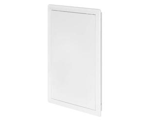Awenta Plastic Access Panel Door, 250 x 400 mm, White | Opening Flap Cover Plate, Inspection Hatch, Door Latch, Concealed Hinge, Removable Door