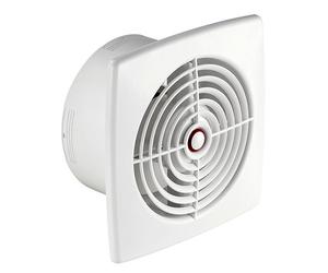 Awenta Retis WR125R Ø125mm Wall Mounted Extractor Fan - Electric Air Flow Fan for Home Use - Bathroom Extractor Fan with Timer and Motion Sensor - White