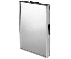 Awenta Solar brick wall access to sign of 200 x 250 mm door hatch magnetic inspection