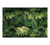 AWERT 30x12 inches Tropical Leaves Terrarium Background Polyester Reptile Habitat Background Rainforest Aquarium Background