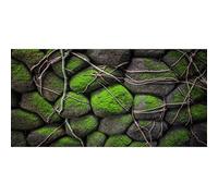 AWERT 30x18 inches Stone Aquarium Background Rock Fish Tank Background Rocky Terrarium Background Vinyl