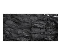 AWERT 72x24 inches Stone Aquarium Background Black Rock Fish Tank Background Rocky Terrarium Background Vinyl