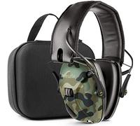 awesafe Electronic Ear Defenders Ear Protection for Adults Shooting Hearing Protection Safety Earmuffs with Hard Storage Case, NRR 24dB