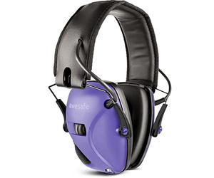 awesafe Electronic Shooting Earmuff, GF01 Noise Reduction Sound Amplification Electronic Safety Ear Muffs, Ear Protection, NRR 22 dB, Ideal for Shooting and Hunting (purple)