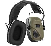 awesafe GF01 Electronic Shooting Earmuffs Ear Defenders Noise Reduction Sound Amplification Electronic Safety Ear Muffs, NRR 24, Ideal for Shooting and Hunting (Army Green)