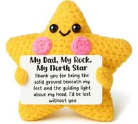 AWESGIF Crochet Star Gift for Dad
