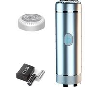 Aweshave 2.0 Premium Body Trimmer, Aweshave 2.0 Premium Body Trimmer for Ball and Body, Aweshave Dapper Shaver, Waterproof Electric Razor for Men with Replaceable Ceramic Blade (Silver+1 Head)