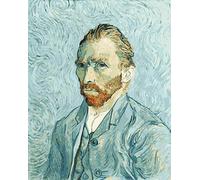 Awesocrafts Paint by Numbers Kits, Van Gogh Self Portrait Number Painting for Adults and Kids 16x20 inch (Van Gogh, No Frame)