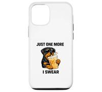 Awesome 1 More I Swear Rottweiler and Coffee Jokes Rotties Case for iPhone 12/12 Pro