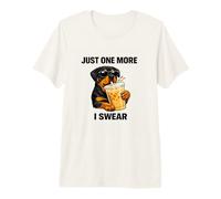 Awesome 1 More I Swear Rottweiler and Coffee Jokes Rotties Premium T-Shirt